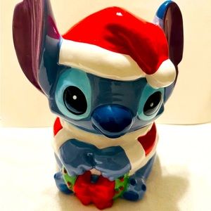 Zrike Brands Disney Edition Lilo & Stitch Santa Christmas Holiday Canister.